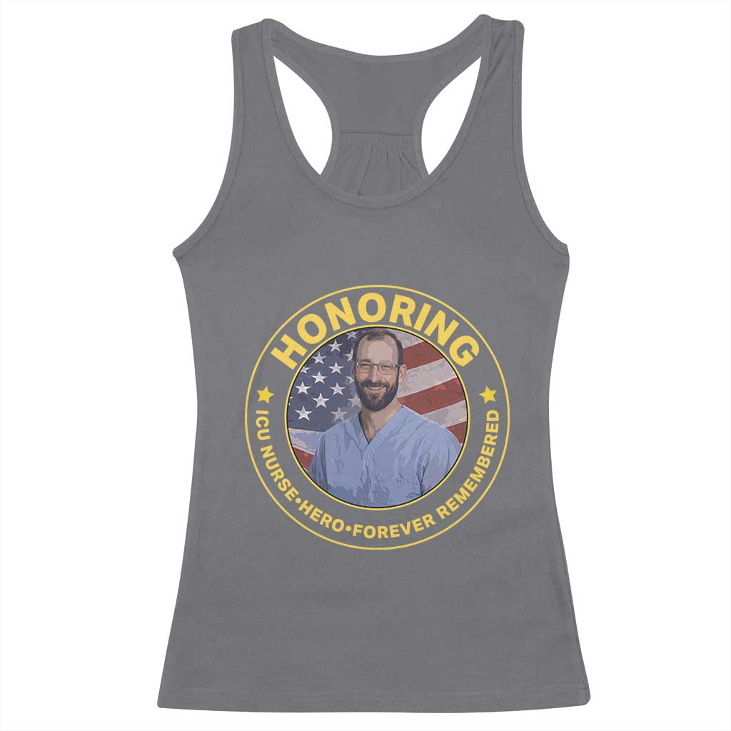 Alex Pretti Memorial Healthcare Hero Racerback Tank Top Minneapolis Support Gift