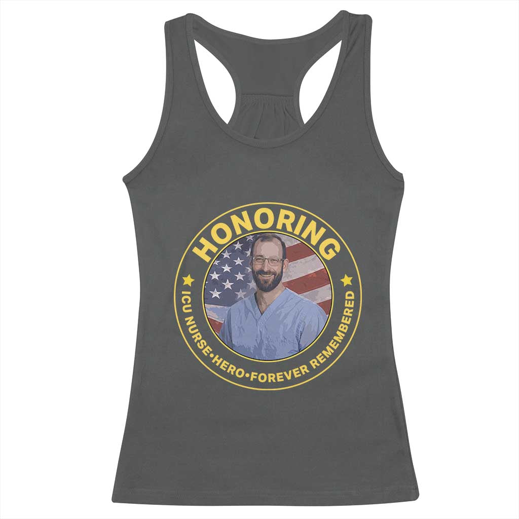 Alex Pretti Memorial Healthcare Hero Racerback Tank Top Minneapolis Support Gift