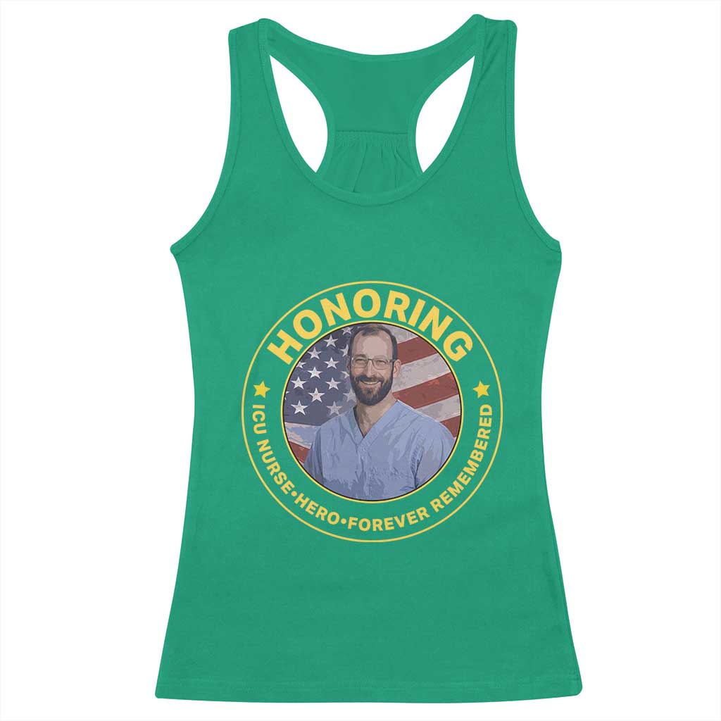 Alex Pretti Memorial Healthcare Hero Racerback Tank Top Minneapolis Support Gift