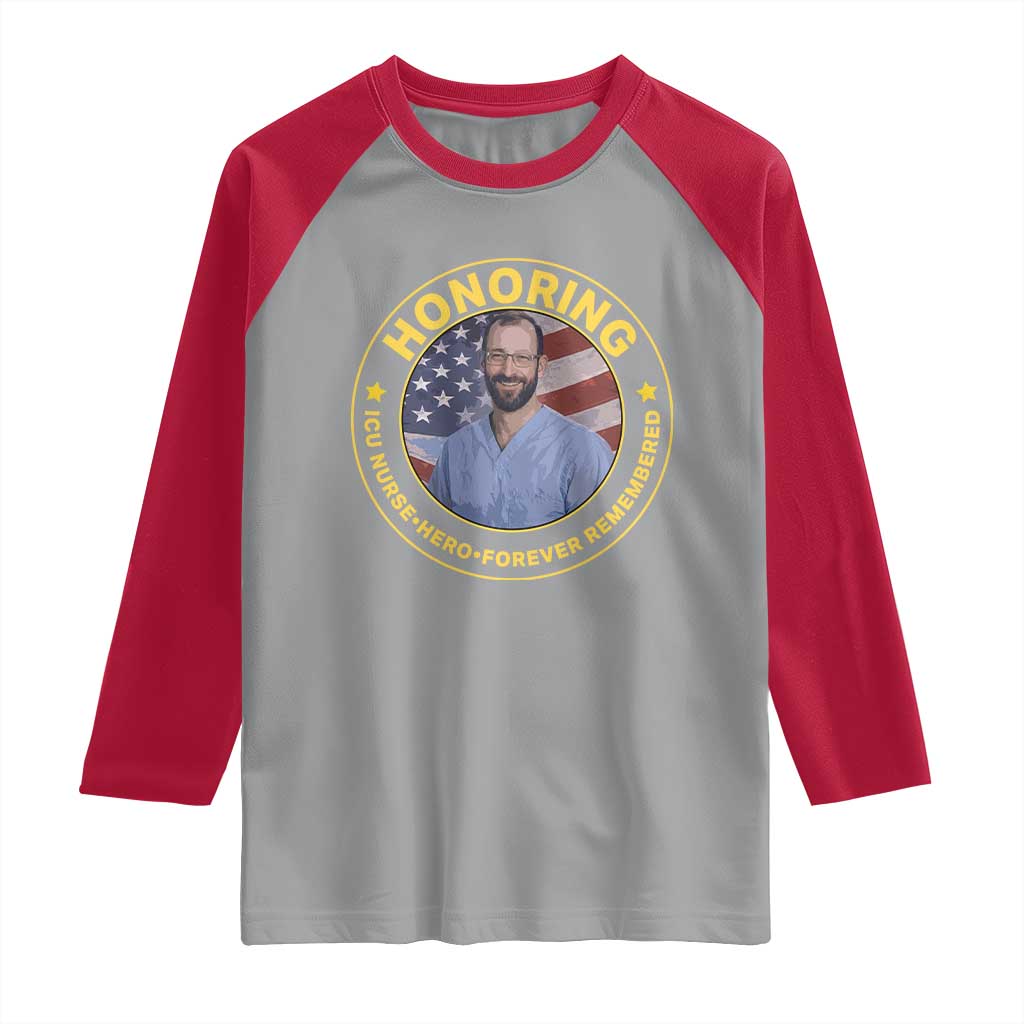 Alex Pretti Memorial Healthcare Hero Raglan Shirt Minneapolis Support Gift