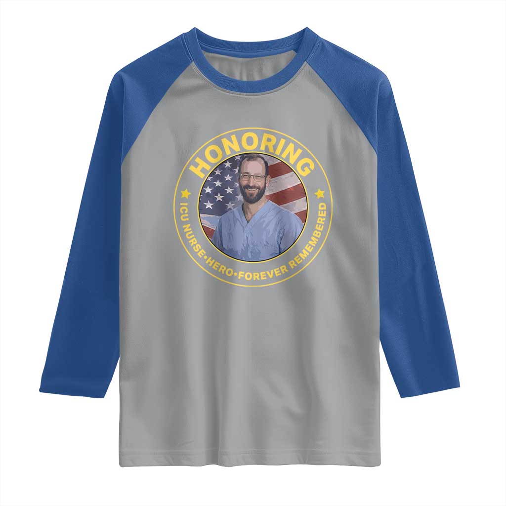 Alex Pretti Memorial Healthcare Hero Raglan Shirt Minneapolis Support Gift