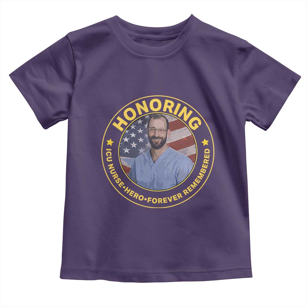 Alex Pretti Memorial Healthcare Hero Toddler T Shirt Minneapolis Support Gift