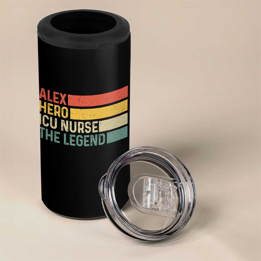 Vintage Retro Gift 4 in 1 Can Cooler Tumbler Vintage Retro Gift