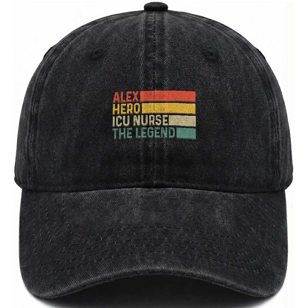 Vintage Retro Gift Washed Cotton Baseball Cap Vintage Retro Gift