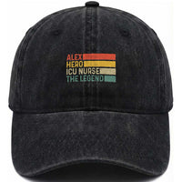Vintage Retro Gift Washed Cotton Baseball Cap Vintage Retro Gift