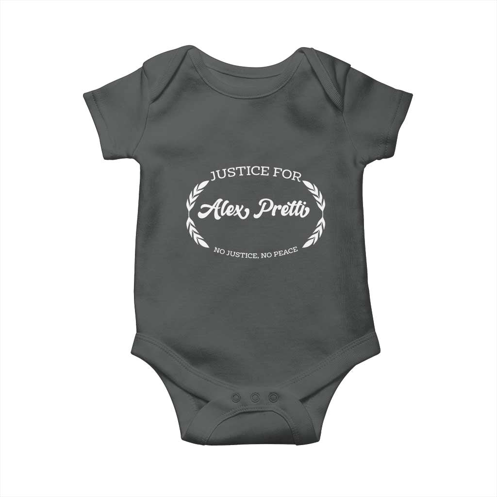 Justice For Alex Pretti Baby Onesie Abolish ICE Protest Minneapolis Support Gift