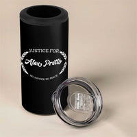 Justice For Alex Pretti 4 in 1 Can Cooler Tumbler Abolish ICE Protest Minneapolis Support Gift