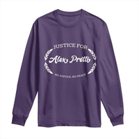 Justice For Alex Pretti Long Sleeve Shirt Abolish ICE Protest Minneapolis Support Gift