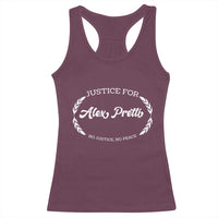 Justice For Alex Pretti Racerback Tank Top Abolish ICE Protest Minneapolis Support Gift