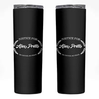 Justice For Alex Pretti Skinny Tumbler Abolish ICE Protest Minneapolis Support Gift