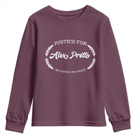 Justice For Alex Pretti Youth Sweatshirt Abolish ICE Protest Minneapolis Support Gift