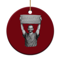 Ice Out Of Minneapolis Ceramic Ornament Alex Pretti Memorial ICU Nurse Tribute Support