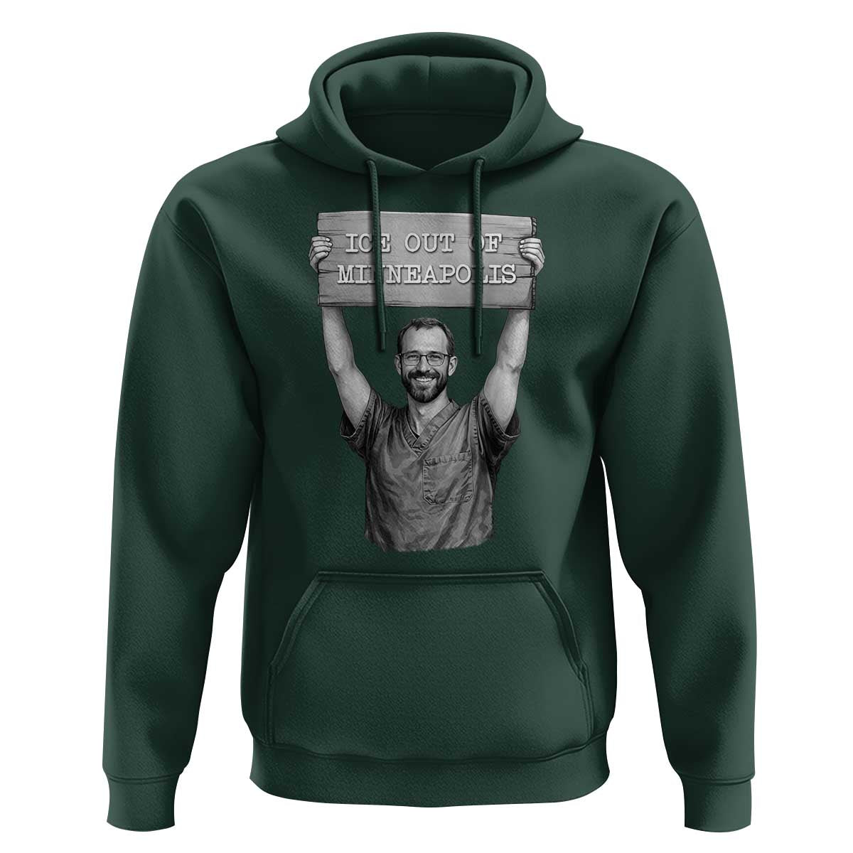 Ice Out Of Minneapolis Hoodie Alex Pretti Memorial ICU Nurse Tribute Support