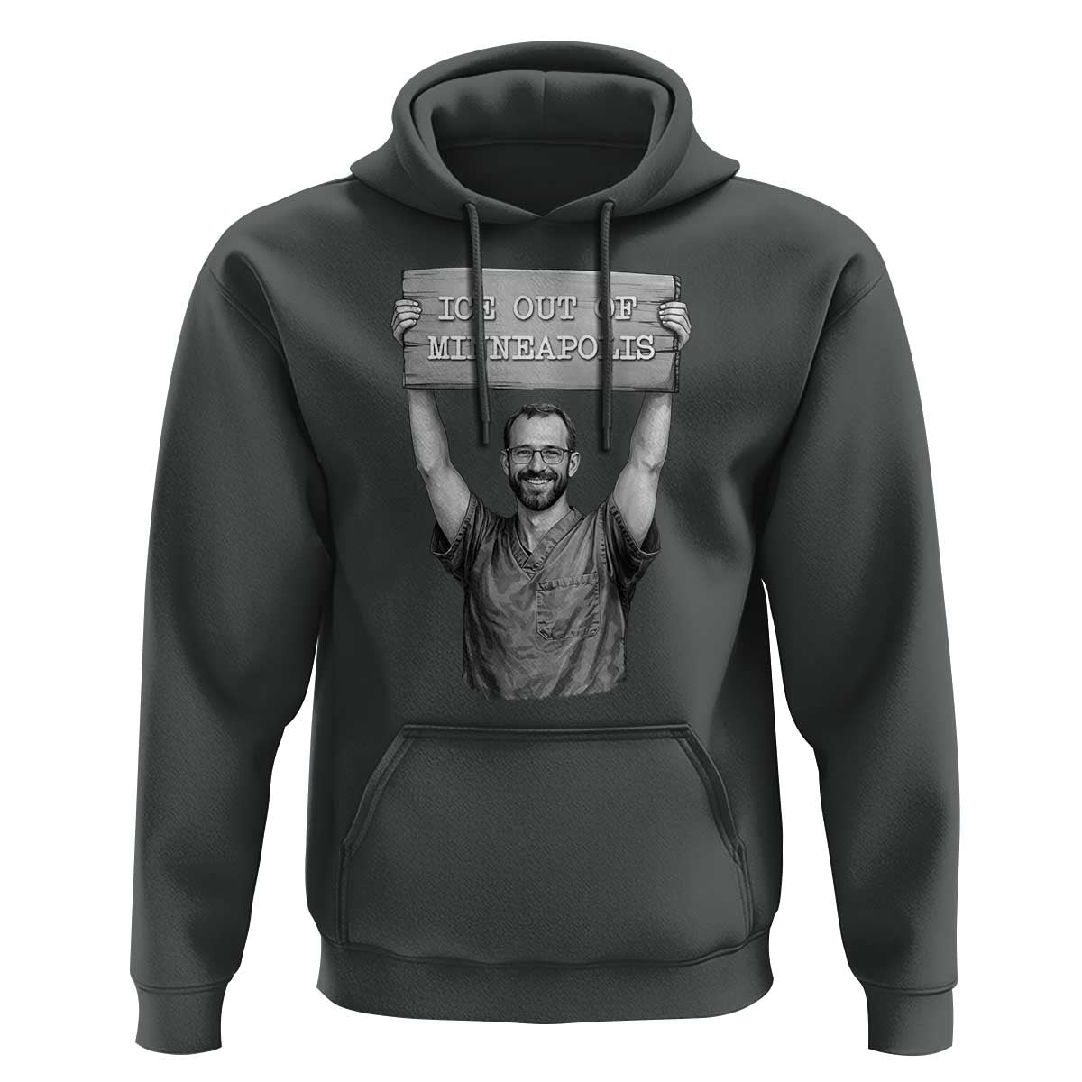 Ice Out Of Minneapolis Hoodie Alex Pretti Memorial ICU Nurse Tribute Support