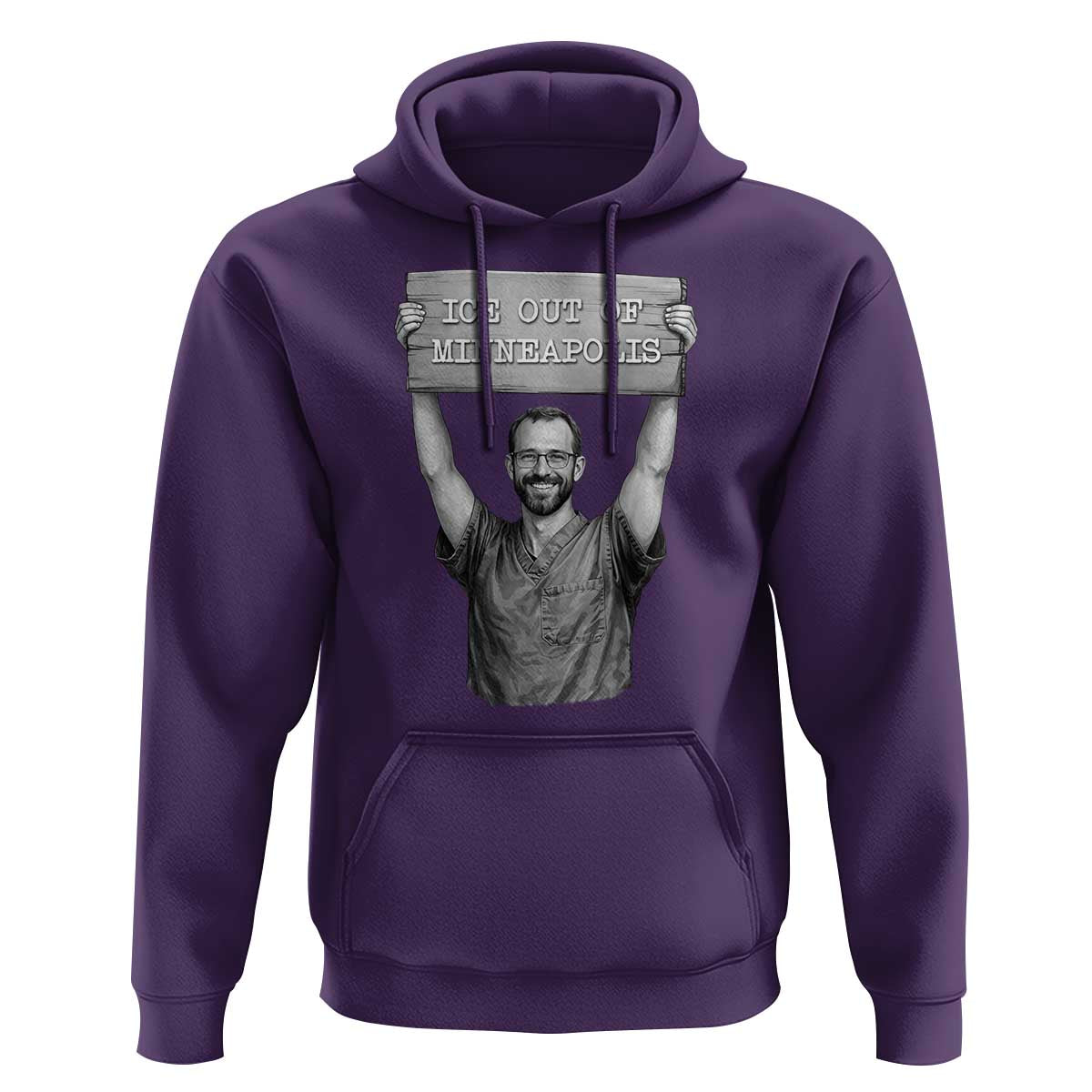 Ice Out Of Minneapolis Hoodie Alex Pretti Memorial ICU Nurse Tribute Support