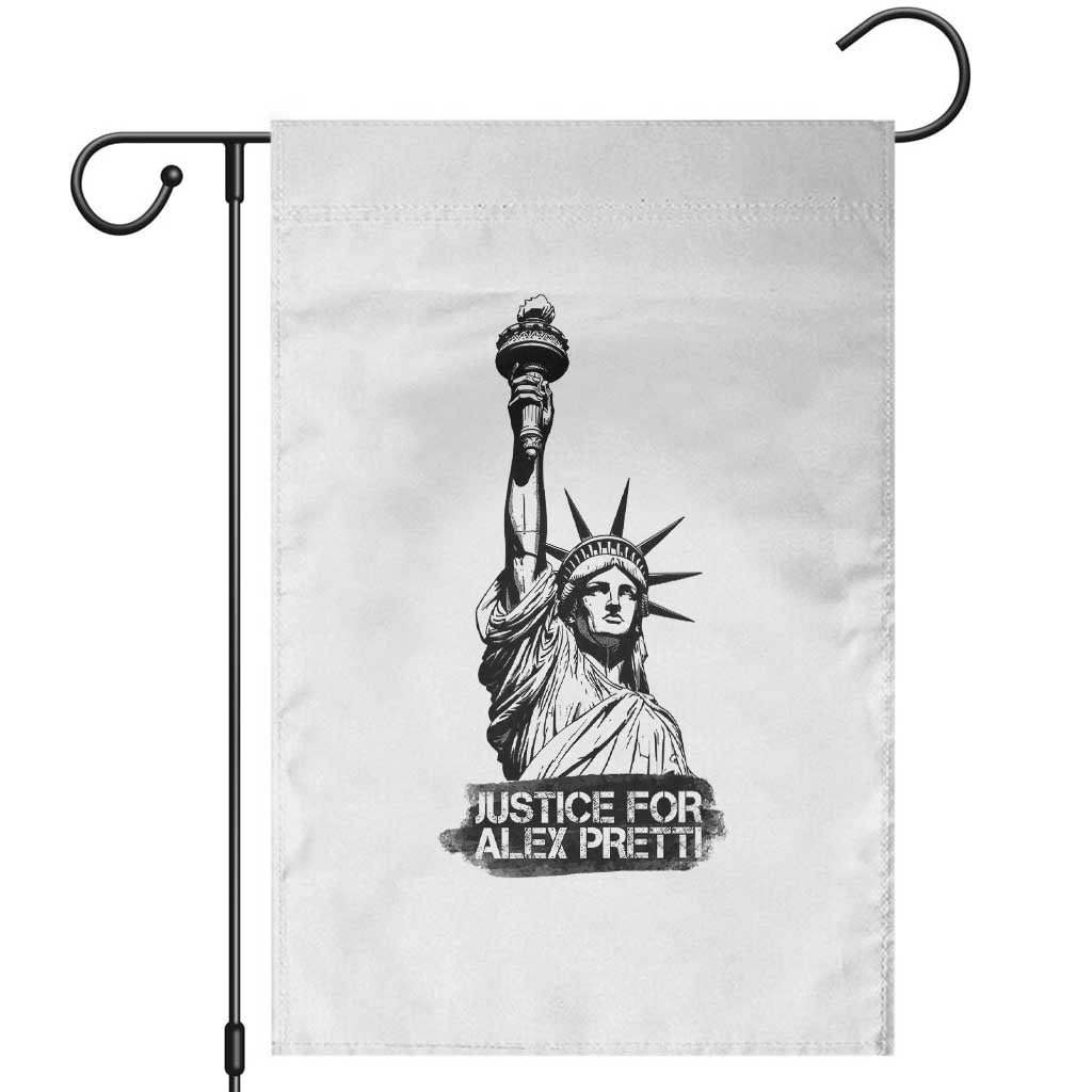 Justice For Alex Pretti Garden Flag Statue Of Liberty Support Gift