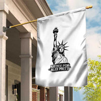 Justice For Alex Pretti Garden Flag Statue Of Liberty Support Gift