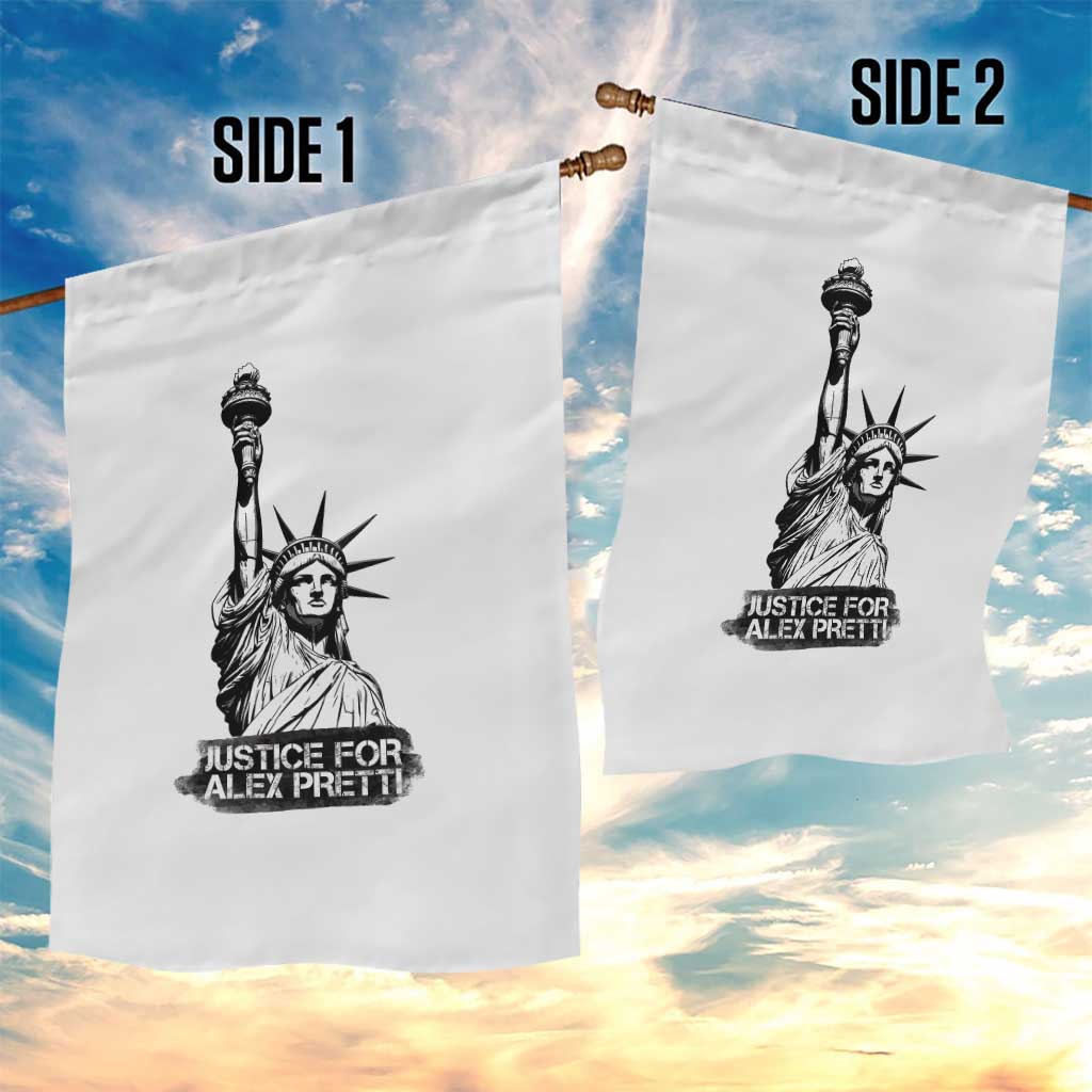 Justice For Alex Pretti Garden Flag Statue Of Liberty Support Gift
