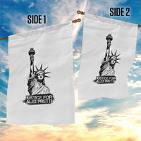 Justice For Alex Pretti Garden Flag Statue Of Liberty Support Gift