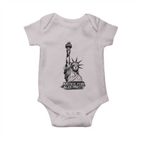 Justice For Alex Pretti Baby Onesie Statue Of Liberty Support Gift