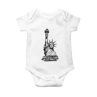 Justice For Alex Pretti Baby Onesie Statue Of Liberty Support Gift