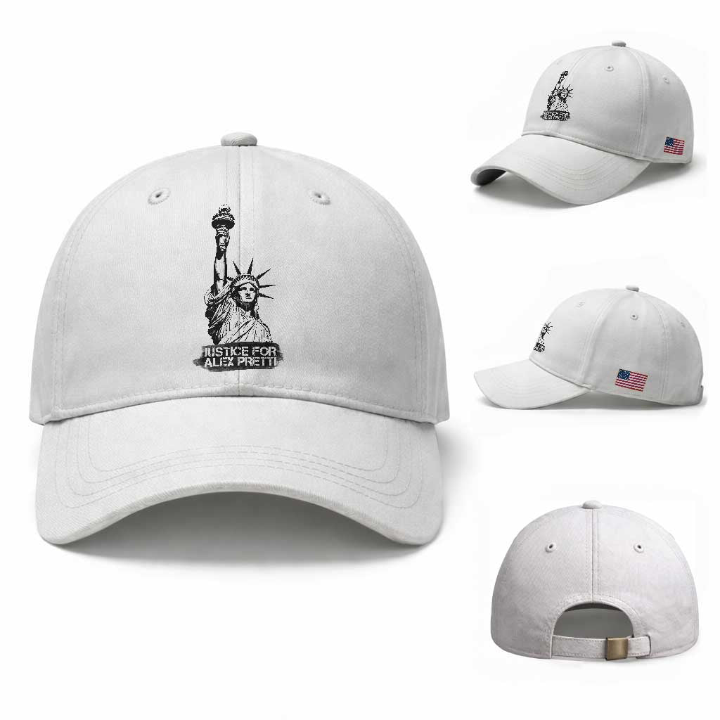 Justice For Alex Pretti Baseball Cap Statue Of Liberty Support Gift