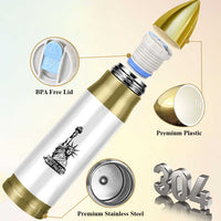 Justice For Alex Pretti Bullet Tumbler Statue Of Liberty Support Gift