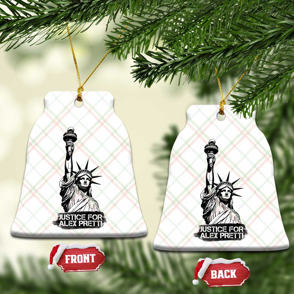 Justice For Alex Pretti Ceramic Ornament Statue Of Liberty Support Gift