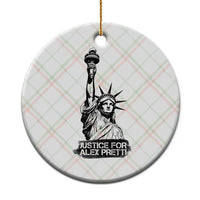 Justice For Alex Pretti Ceramic Ornament Statue Of Liberty Support Gift