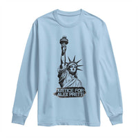 Justice For Alex Pretti Long Sleeve Shirt Statue Of Liberty Support Gift