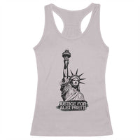 Justice For Alex Pretti Racerback Tank Top Statue Of Liberty Support Gift