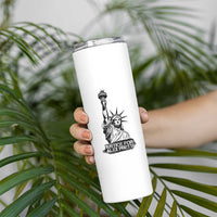 Justice For Alex Pretti Skinny Tumbler Statue Of Liberty Support Gift