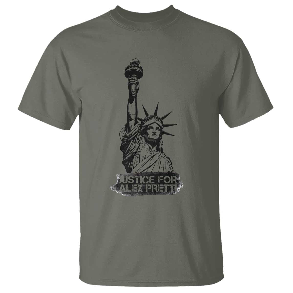 Justice For Alex Pretti T Shirt Statue Of Liberty Support Gift
