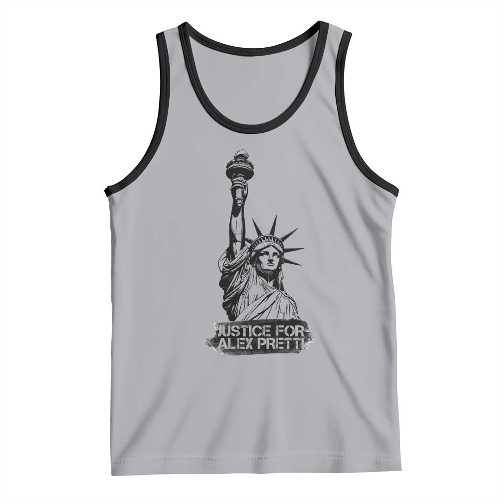 Justice For Alex Pretti Tank Top Statue Of Liberty Support Gift
