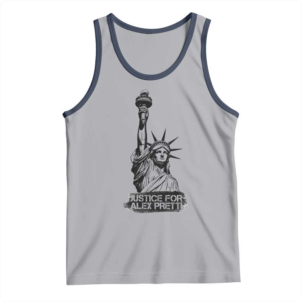 Justice For Alex Pretti Tank Top Statue Of Liberty Support Gift