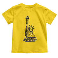 Justice For Alex Pretti Toddler T Shirt Statue Of Liberty Support Gift
