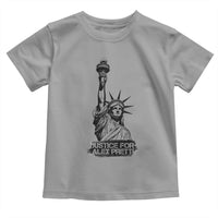 Justice For Alex Pretti Toddler T Shirt Statue Of Liberty Support Gift