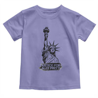Justice For Alex Pretti Toddler T Shirt Statue Of Liberty Support Gift