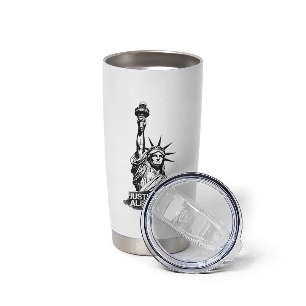 Justice For Alex Pretti Tumbler Cup Statue Of Liberty Support Gift