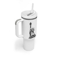 Justice For Alex Pretti Tumbler With Handle Statue Of Liberty Support Gift