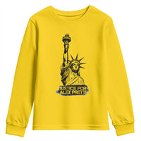 Justice For Alex Pretti Youth Sweatshirt Statue Of Liberty Support Gift