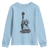 Justice For Alex Pretti Youth Sweatshirt Statue Of Liberty Support Gift