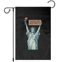 Statue Of Liberty Justice For Alex Pretti Tribute Gift Garden Flag