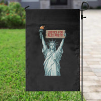 Statue Of Liberty Justice For Alex Pretti Tribute Gift Garden Flag