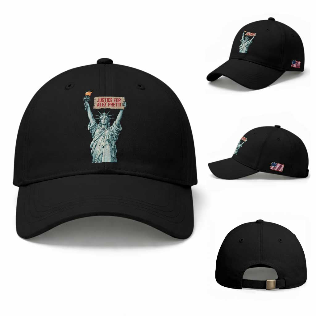 Statue Of Liberty Justice For Alex Pretti Tribute Gift Baseball Cap
