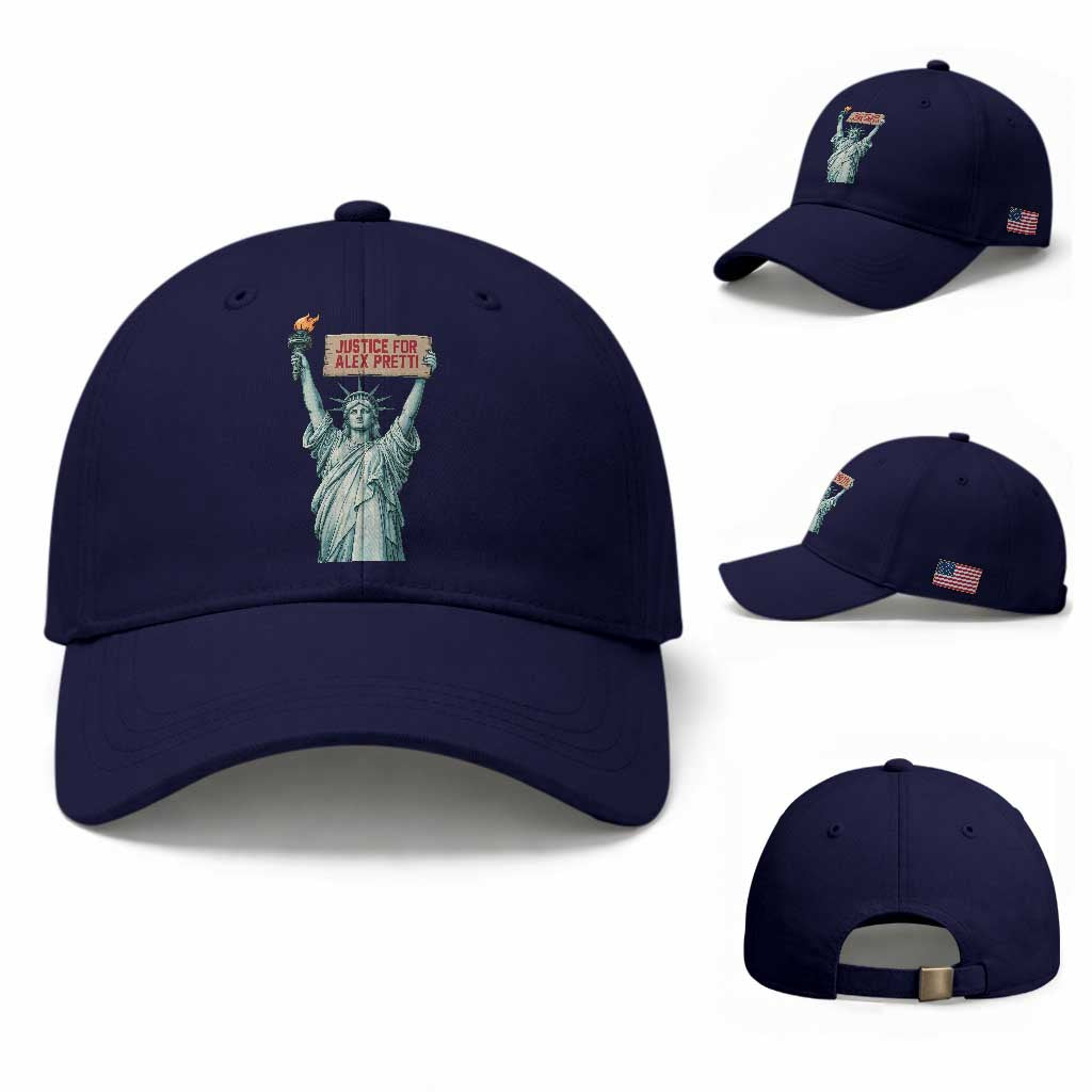 Statue Of Liberty Justice For Alex Pretti Tribute Gift Baseball Cap