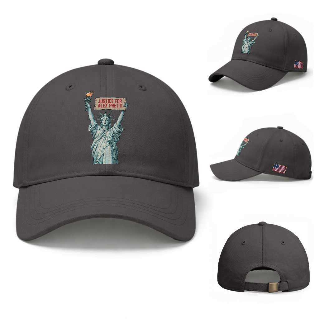 Statue Of Liberty Justice For Alex Pretti Tribute Gift Baseball Cap