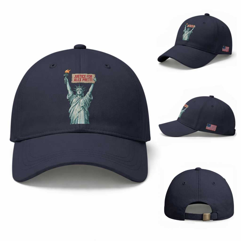 Statue Of Liberty Justice For Alex Pretti Tribute Gift Baseball Cap