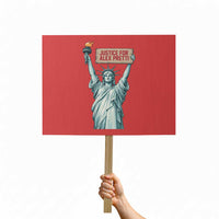 Statue Of Liberty Justice For Alex Pretti Tribute Gift Protest Sign