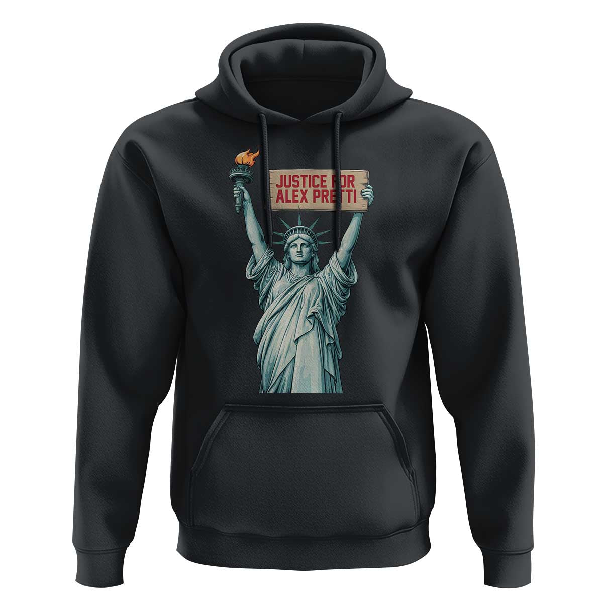 Statue Of Liberty Justice For Alex Pretti Tribute Gift Hoodie
